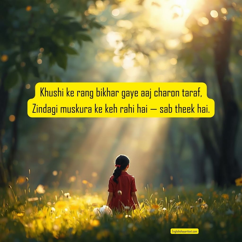latest happy shayari in english with joyful quotes positive vibes and heart touching happiness lines