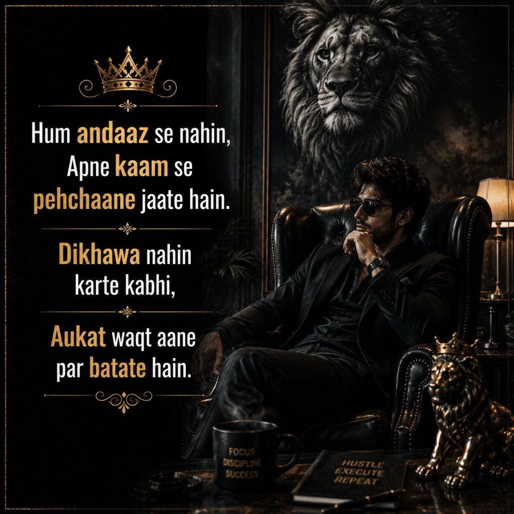 Akad Aukat Shayari in English featuring bold attitude, confidence, self-respect, and powerful status lines for social media.