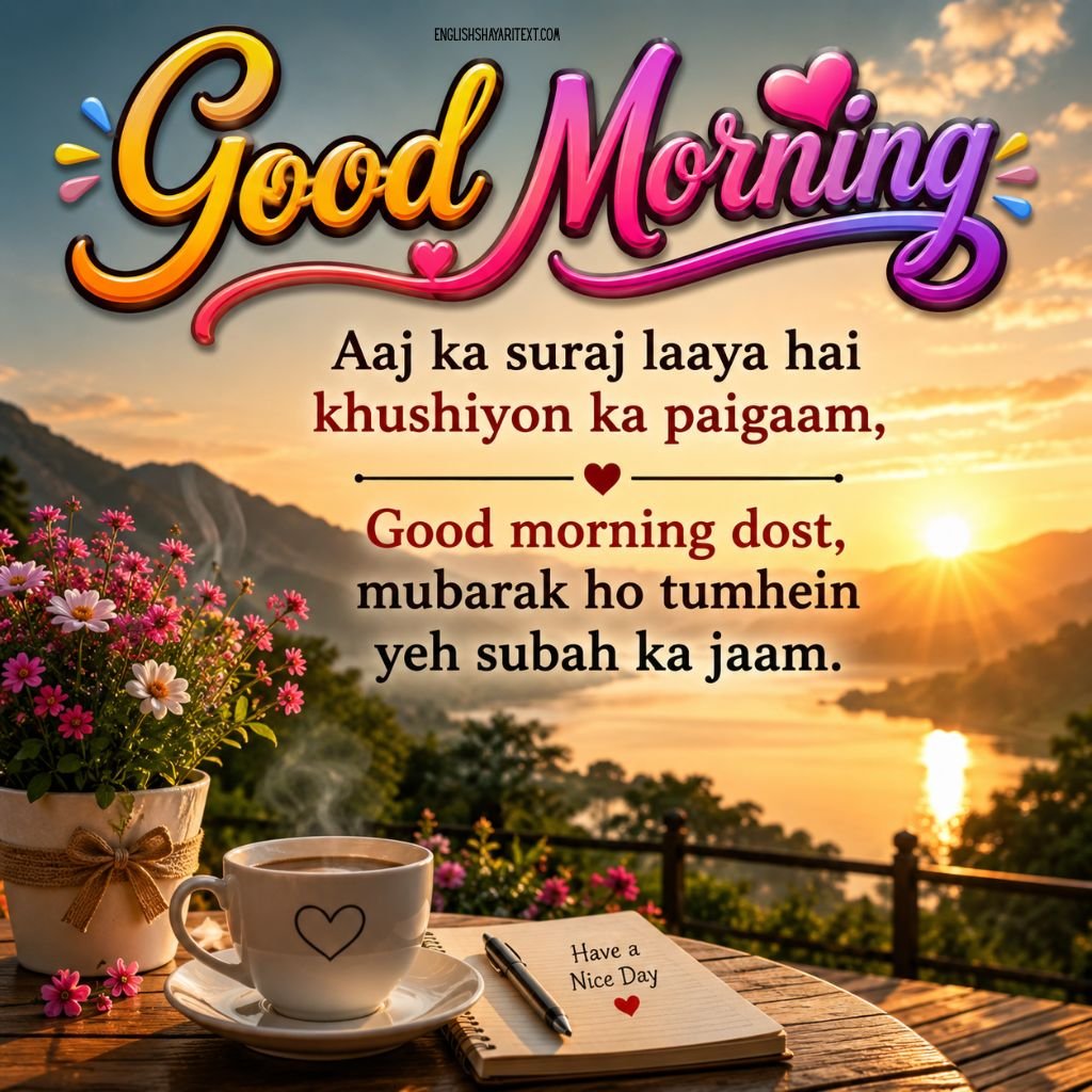 Special Good Morning Shayari In English