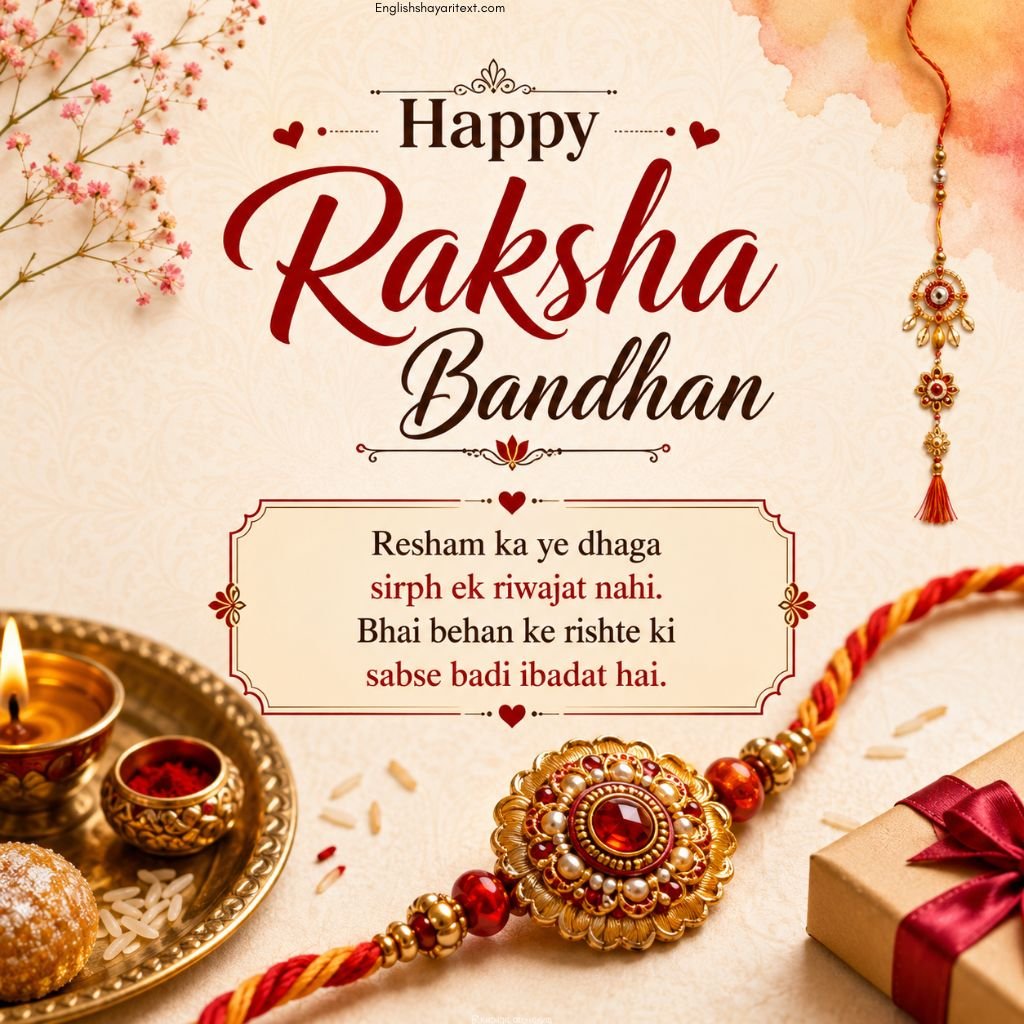 Raksha Bandhan Shayari In English​