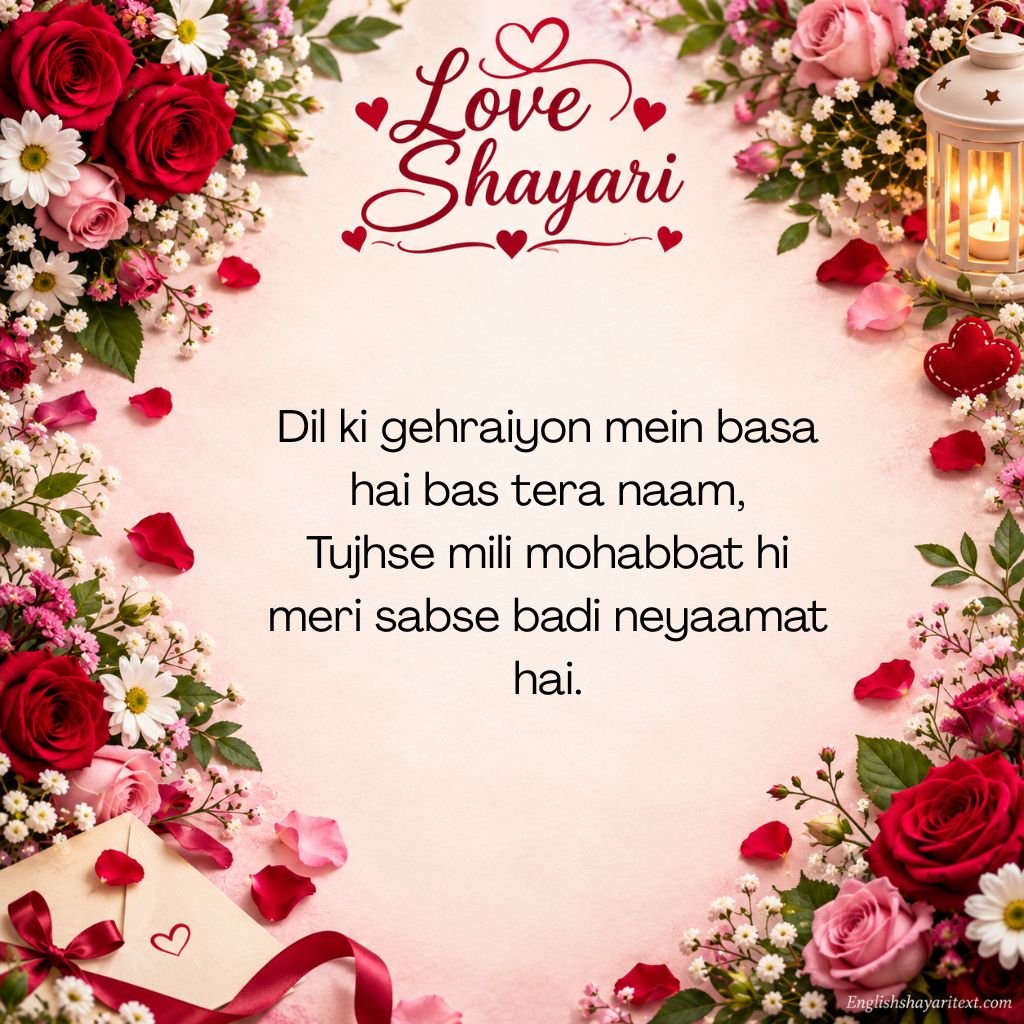 Love Shayari 2 Line English