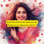khushi shayari 2 line english with joyful emotional quotes positive vibes and heart touching happiness lines