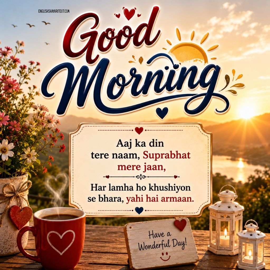 Read more about the article Special Good Morning Shayari In English | 100+ Suprabhat Shayari