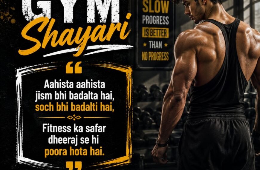 Gym Motivation Shayari In English